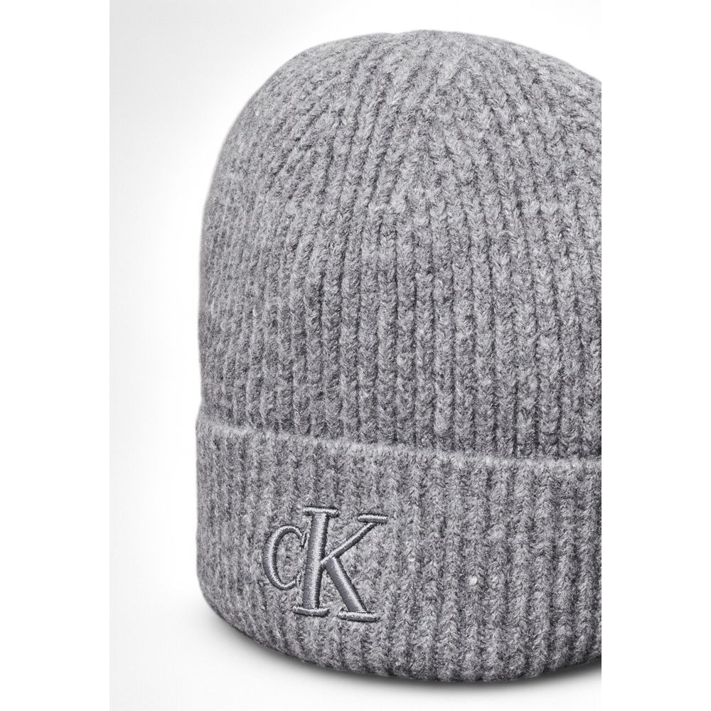Calvin Klein Gray Acrylic Hat - MARANOS