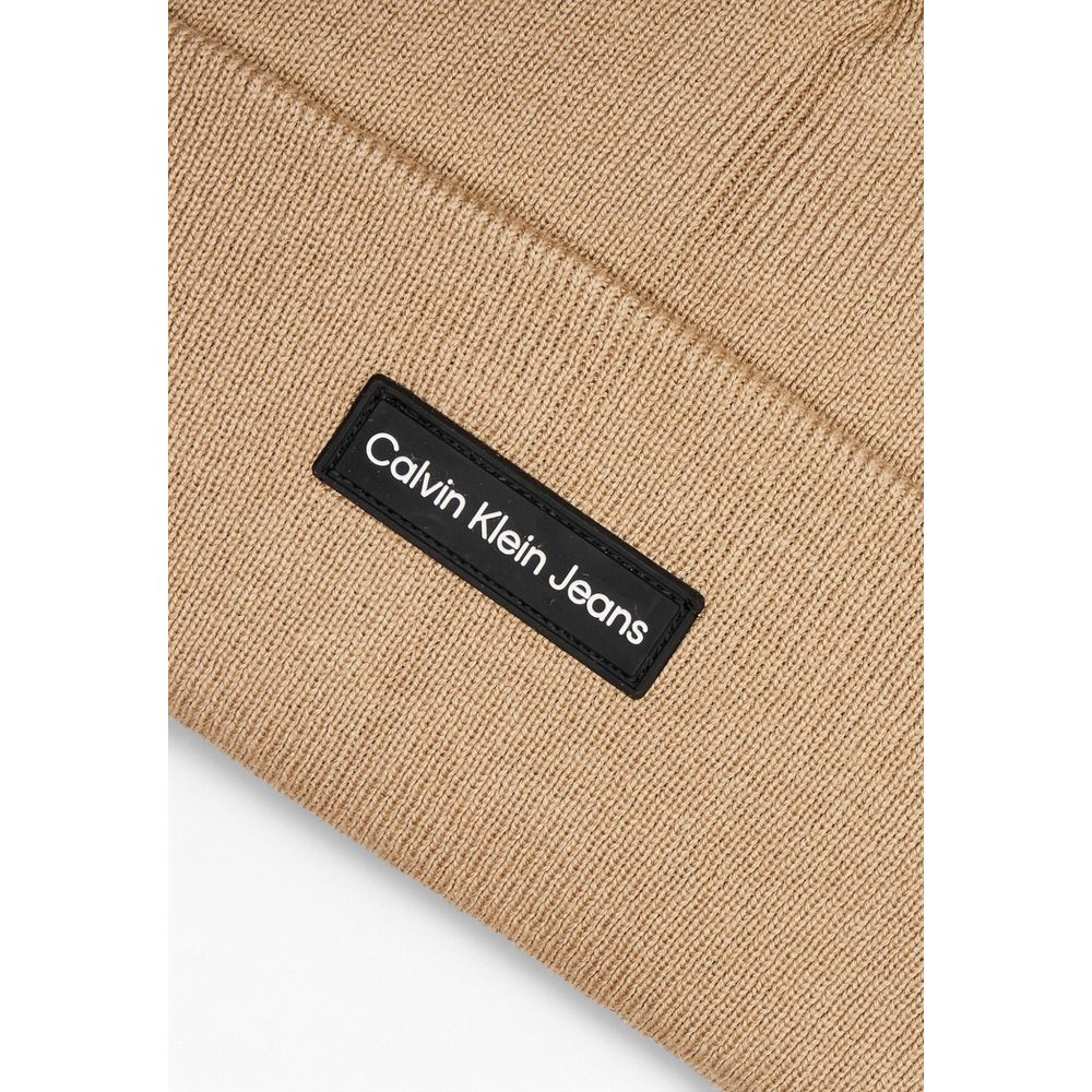 Calvin Klein Beige Recycled Polyester Hats & Cap - MARANOS