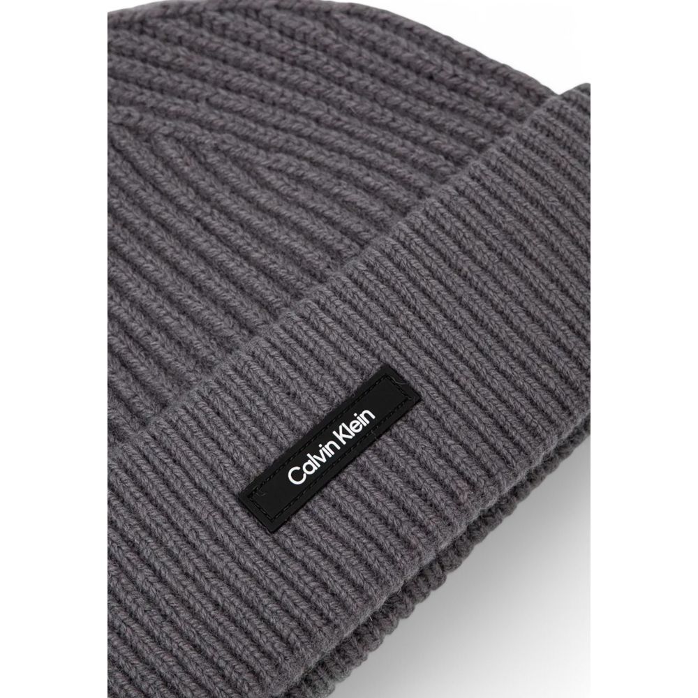 Calvin Klein Gray Organic Cotton Hats & Cap - MARANOS
