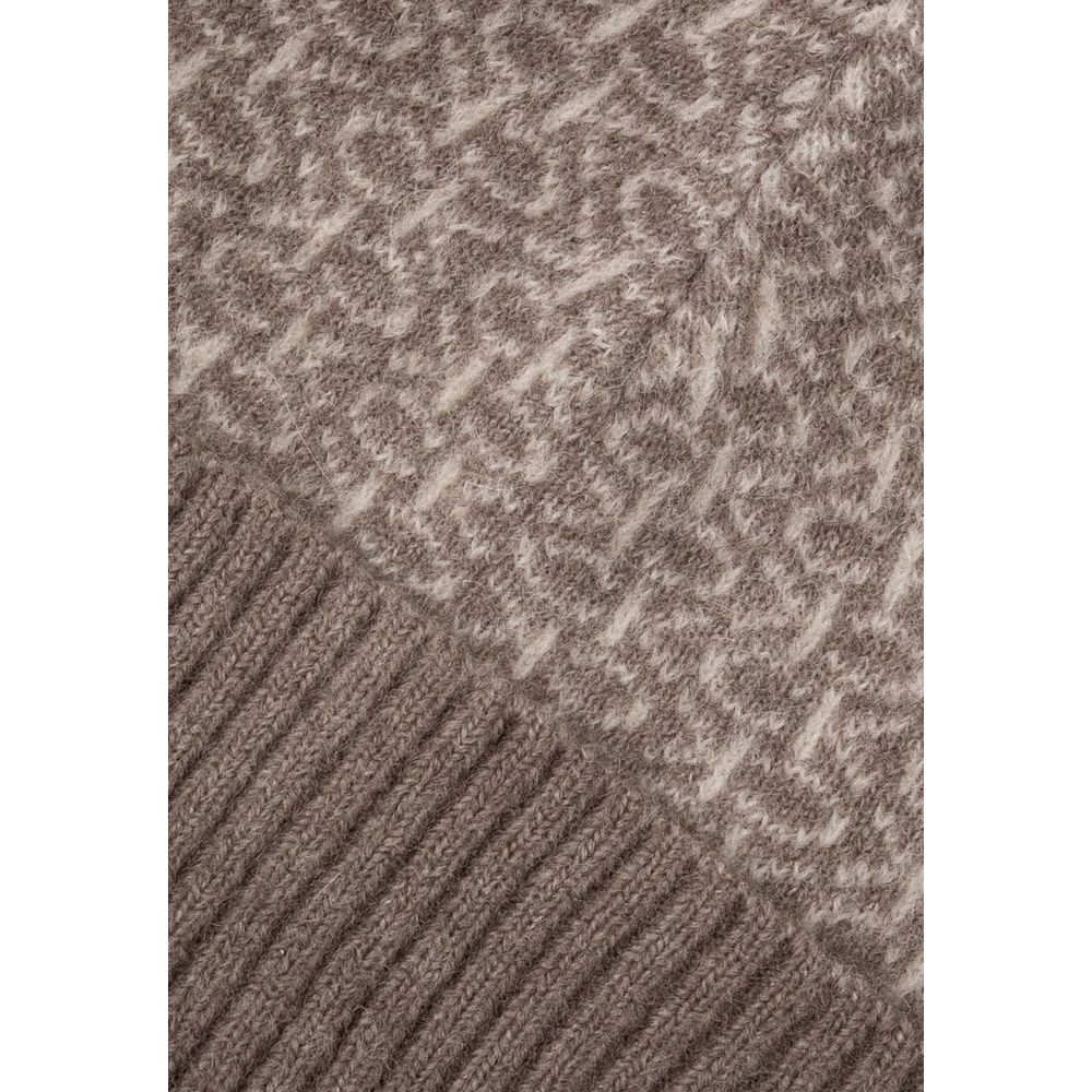 Calvin Klein Beige Alpaca Leather Hat - MARANOS