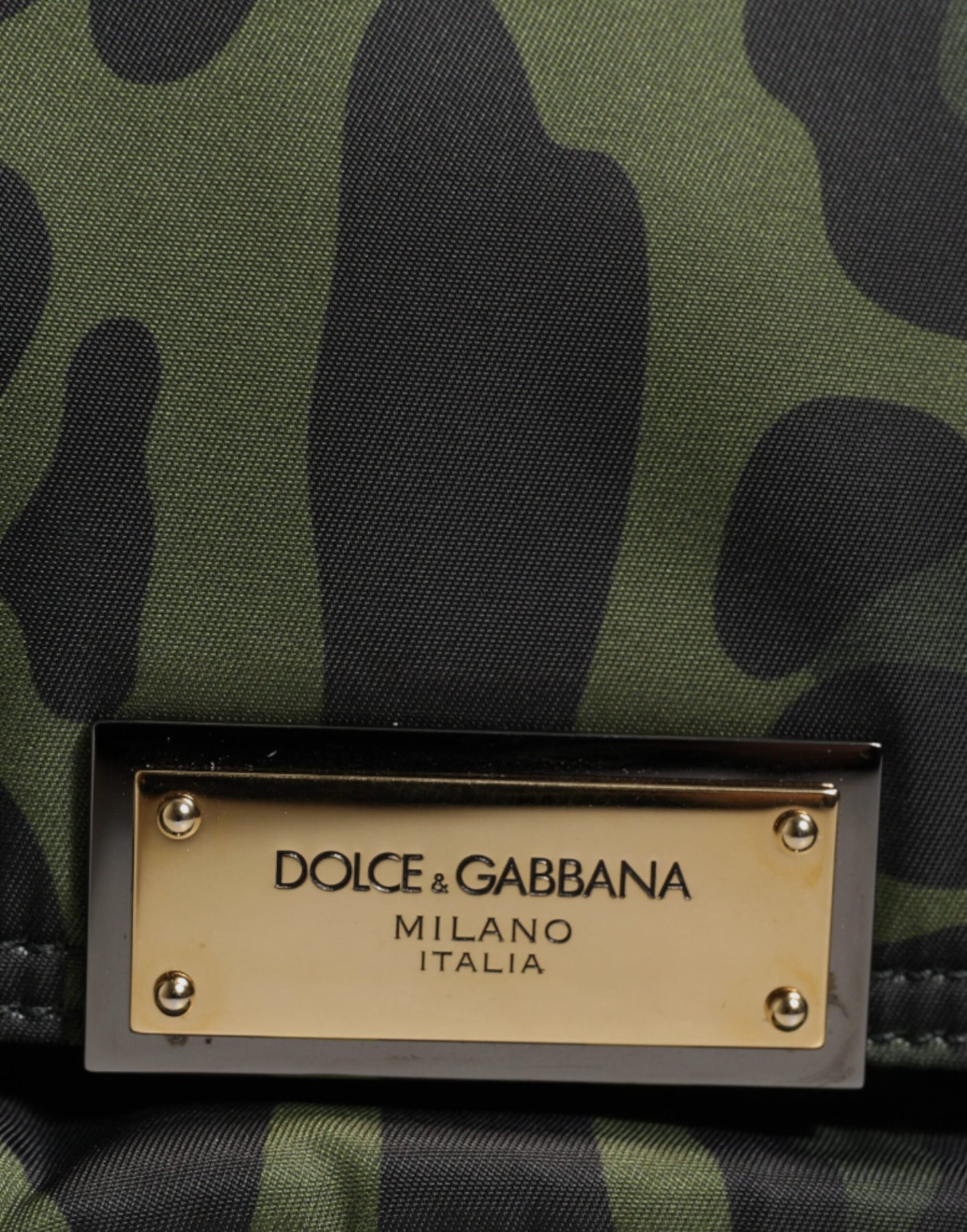 Dolce & Gabbana groene nylon crossbody messengertas