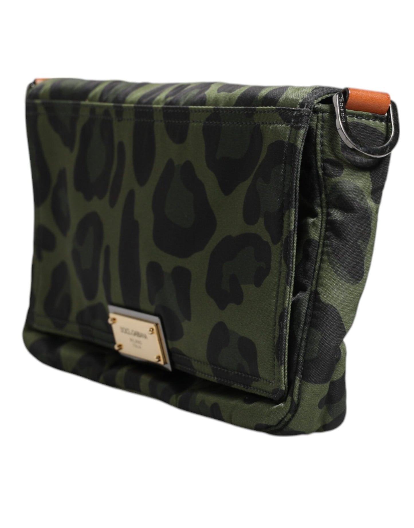 Dolce & Gabbana groene nylon crossbody messengertas