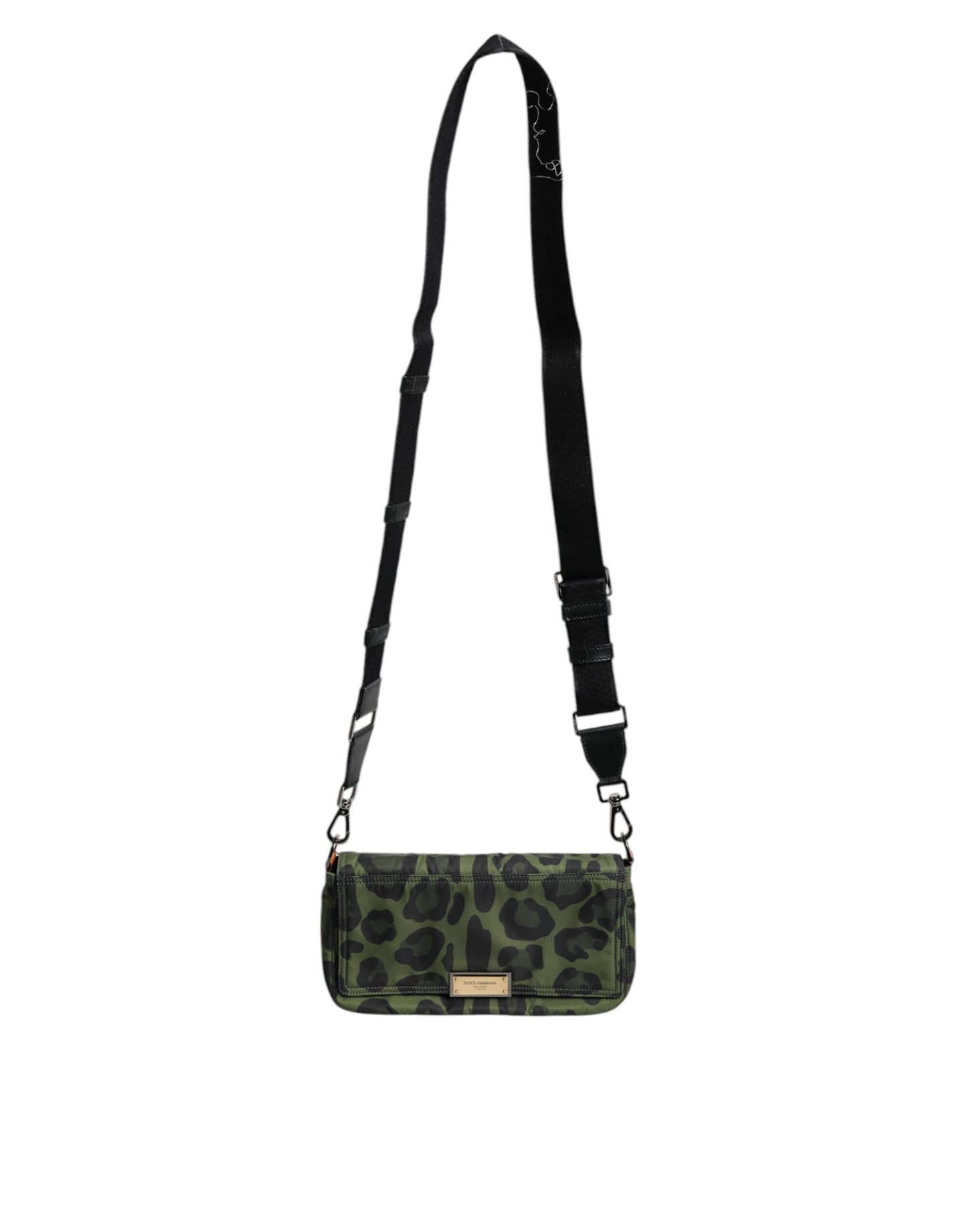 Dolce & Gabbana groene nylon crossbody messengertas