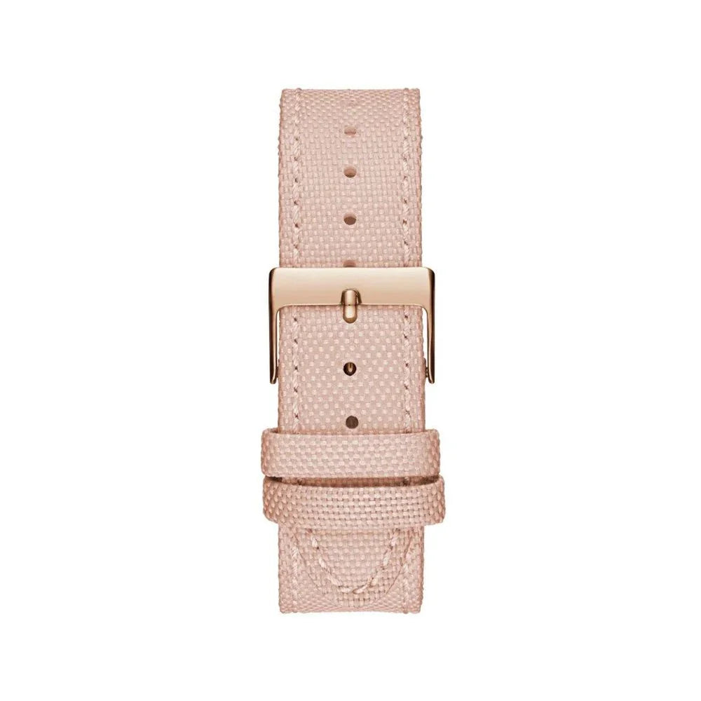 Guess horloge met roze leren band - MARANOS