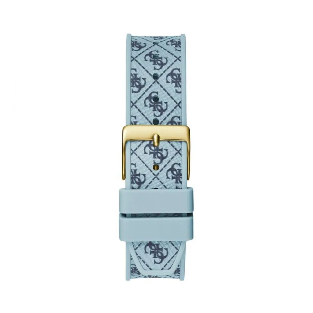 Guess horloge met blauwe siliconen band Guess