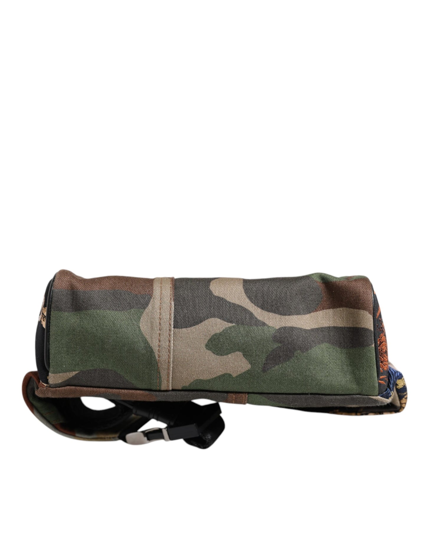 Dolce & Gabbana Multicolor Camouflage Patchwork logo Waist Fanny Pack Tas