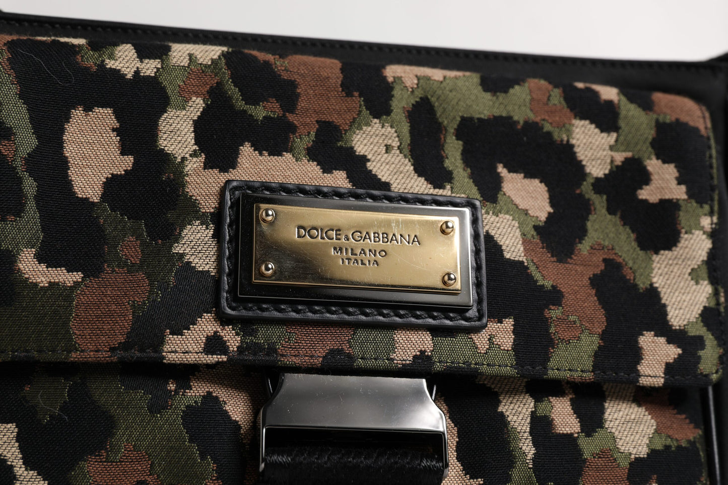 Dolce & Gabbana Multicolor Leopard Jacquard crossbody Tas