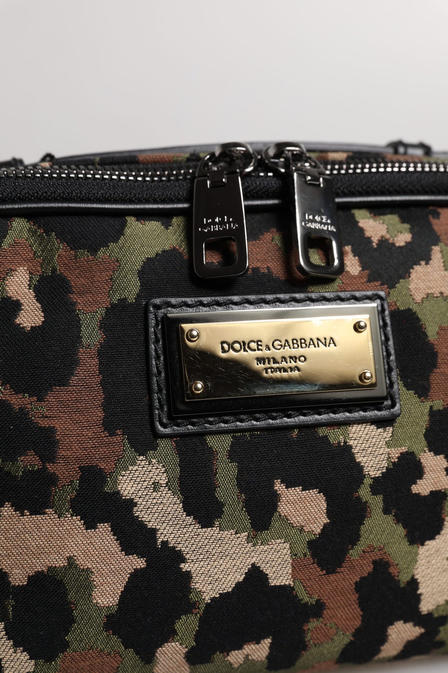 Dolce & Gabbana Multicolor Leopard DG logo Riem Waist Fanny Pack Tas