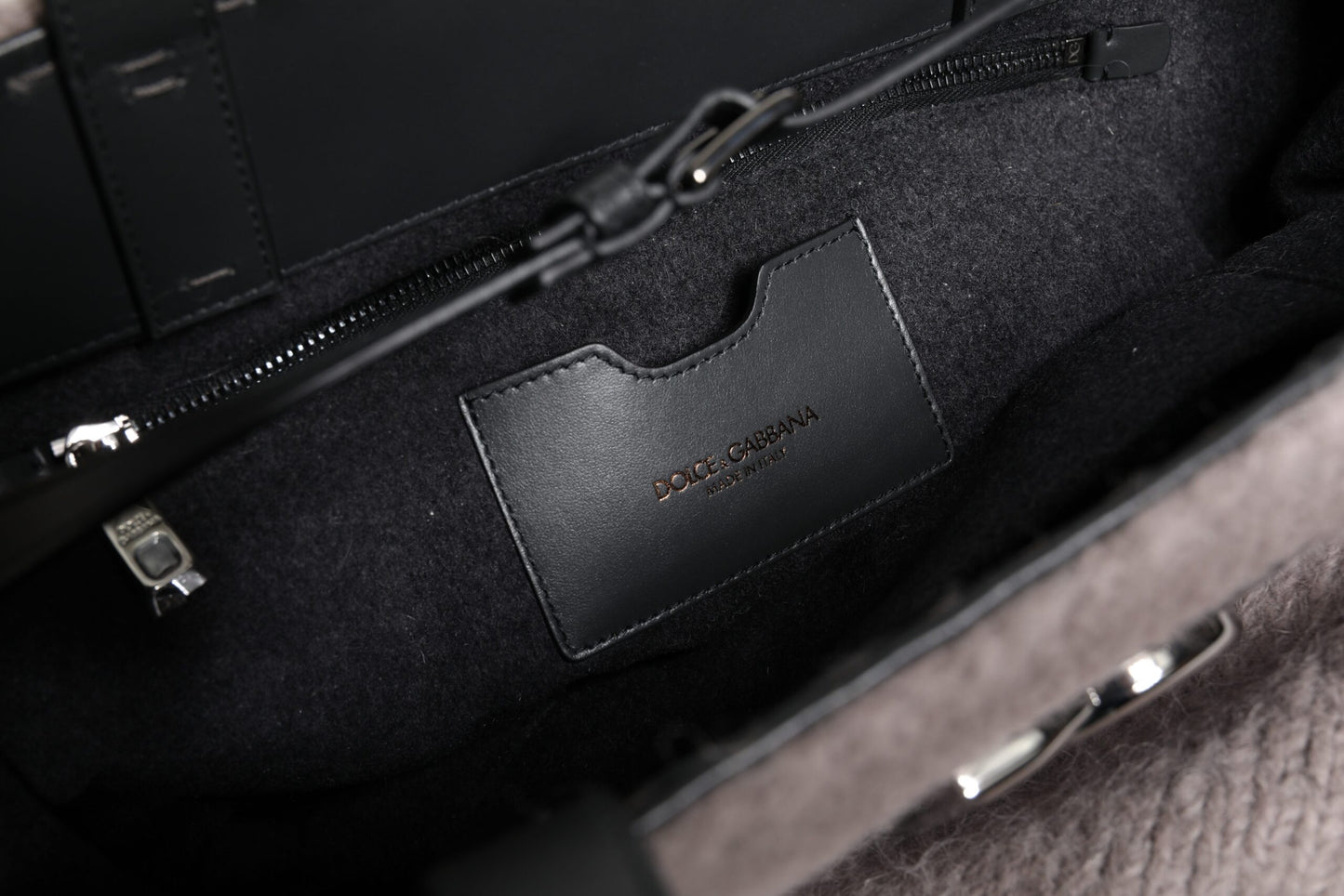 Dolce & Gabbana grijze tote schoudertas