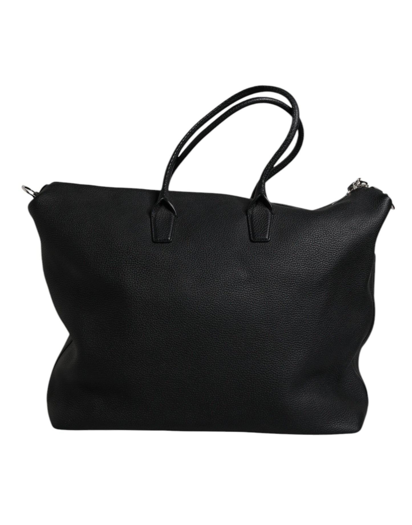 Dolce & Gabbana Zwart Leren Hand Schouder Duffle Tas