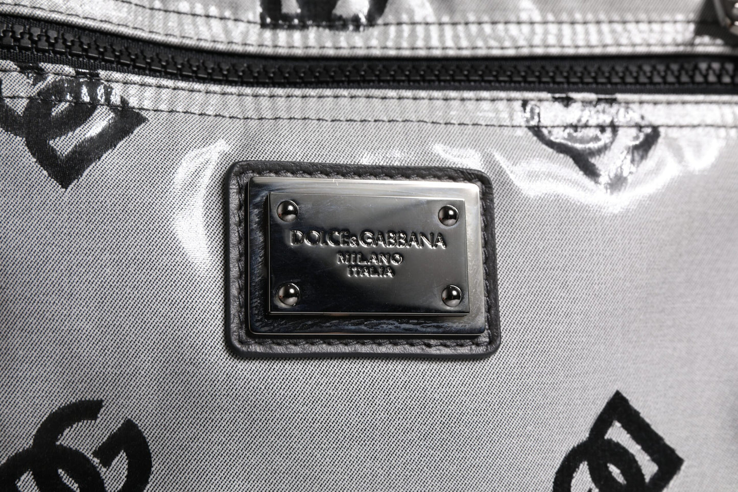 Dolce & Gabbana grijs-zwarte rugzak