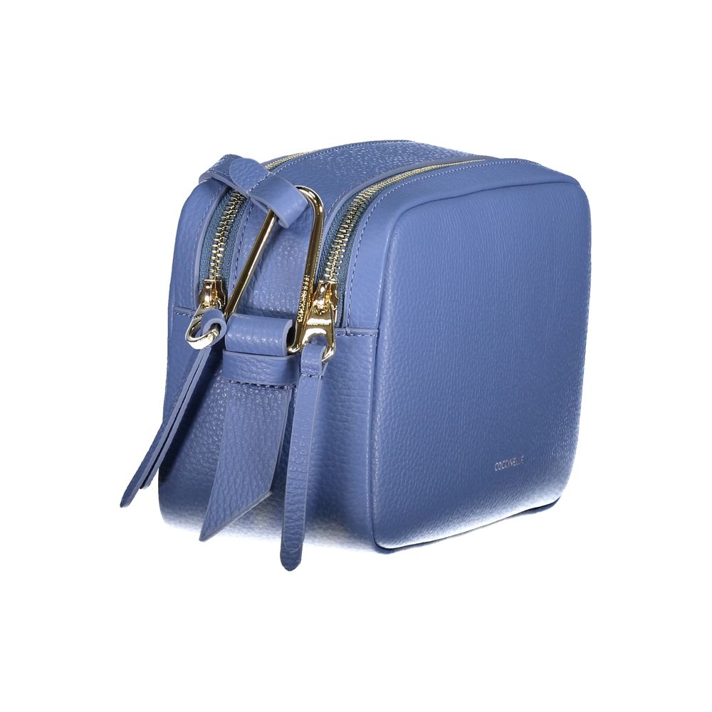 Coccinelle Light Blue Leather Handbag