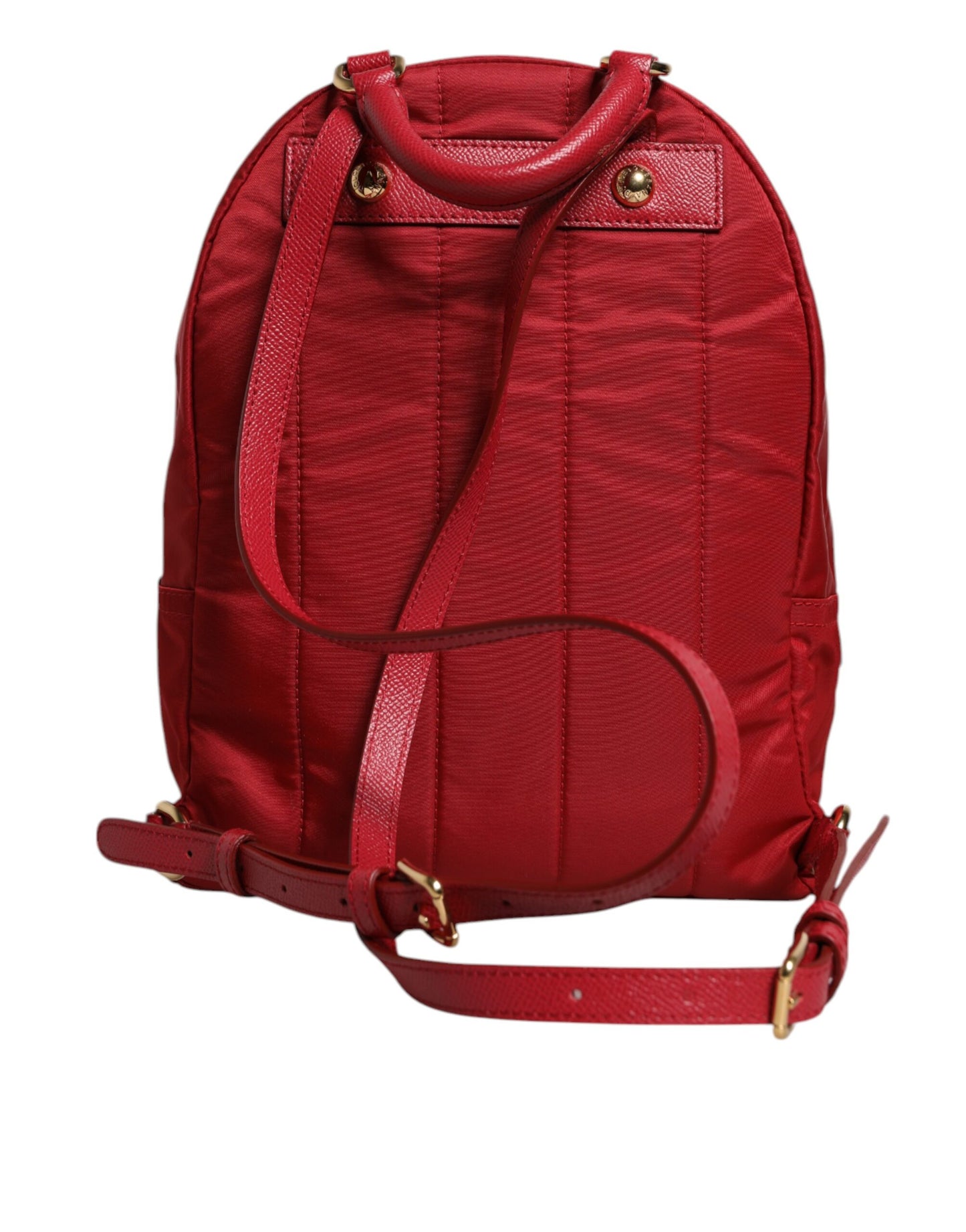 Dolce & Gabbana Rood #DGFAMILY VULCANO Embellishment Rugzak Tas