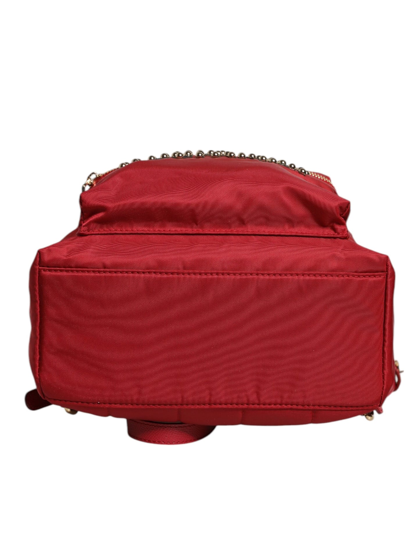 Dolce & Gabbana Rood #DGFAMILY VULCANO Embellishment Rugzak Tas