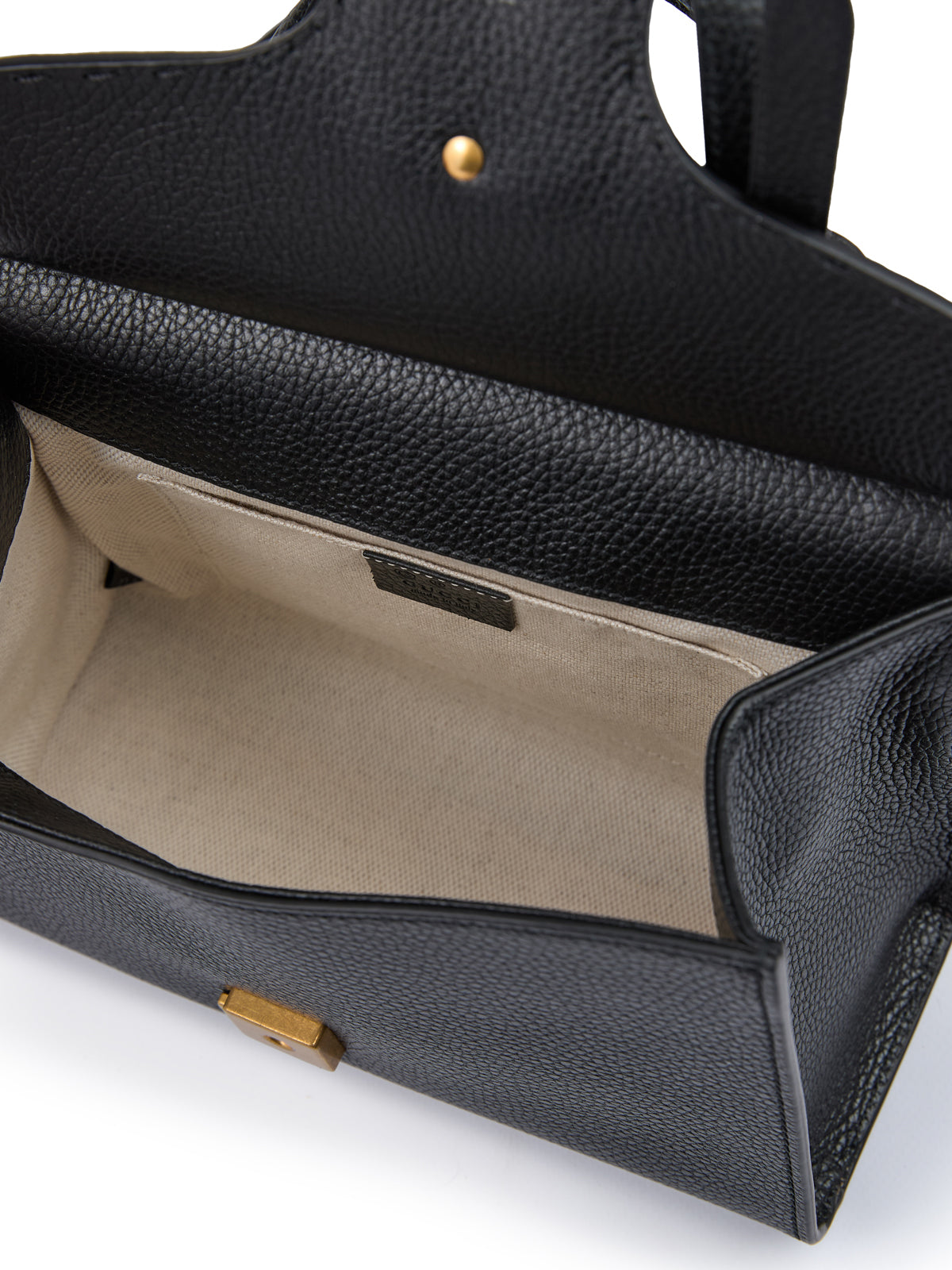 Gucci Zwart Leren GG Marmont Handtas