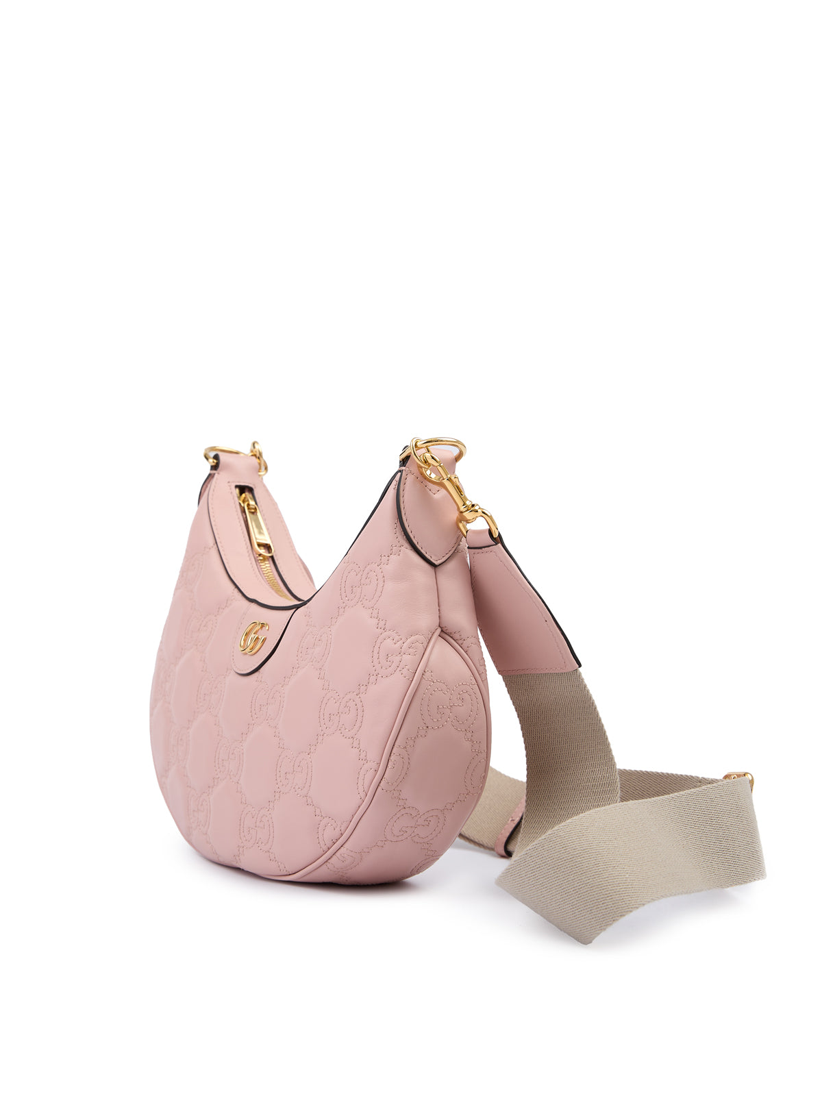 Gucci Light Roze Leren Schoudertas
