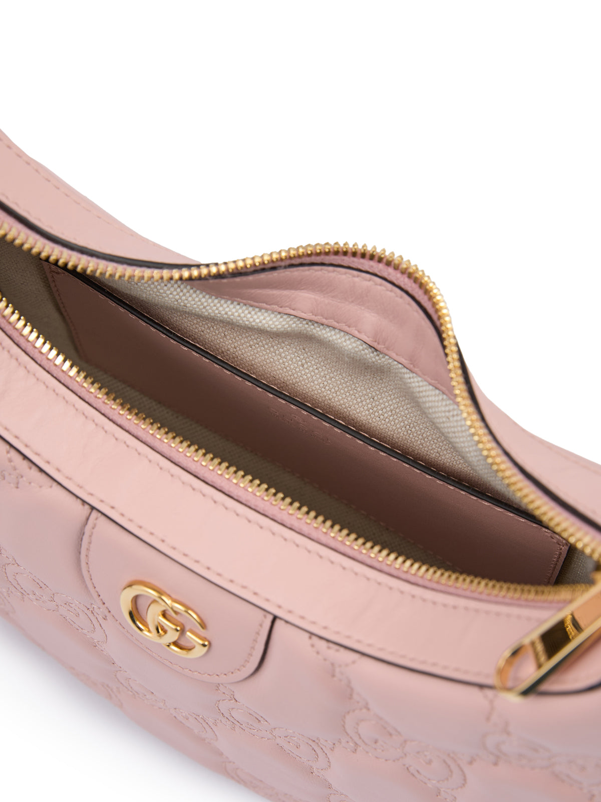 Gucci Light Roze Leren Schoudertas