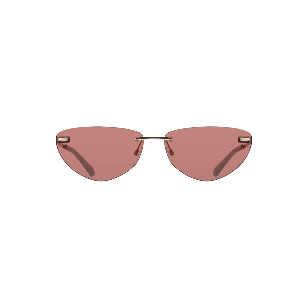 Calvin Klein dameszonnebril in roze metaal Calvin Klein