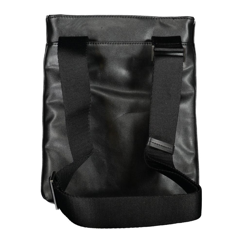 Calvin Klein Zwarte Polyester Heren Schoudertas met Contrasterende Details - MARANOS