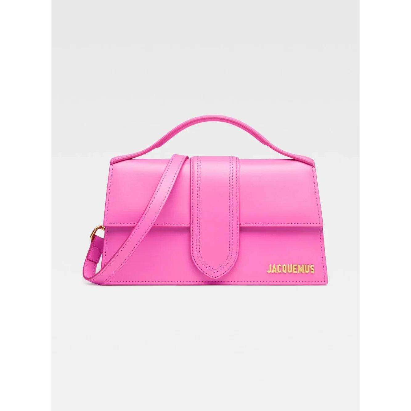 Jacquemus Le Grand Bambino schoudertas in roze leer - MARANOS