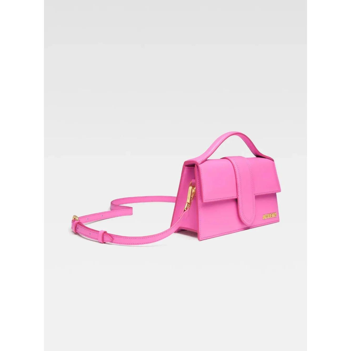 Jacquemus Le Grand Bambino schoudertas in roze leer - MARANOS