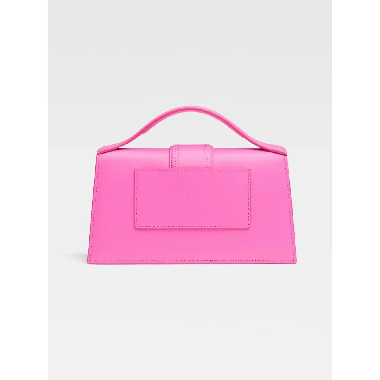 Jacquemus Le Grand Bambino schoudertas in roze leer - MARANOS