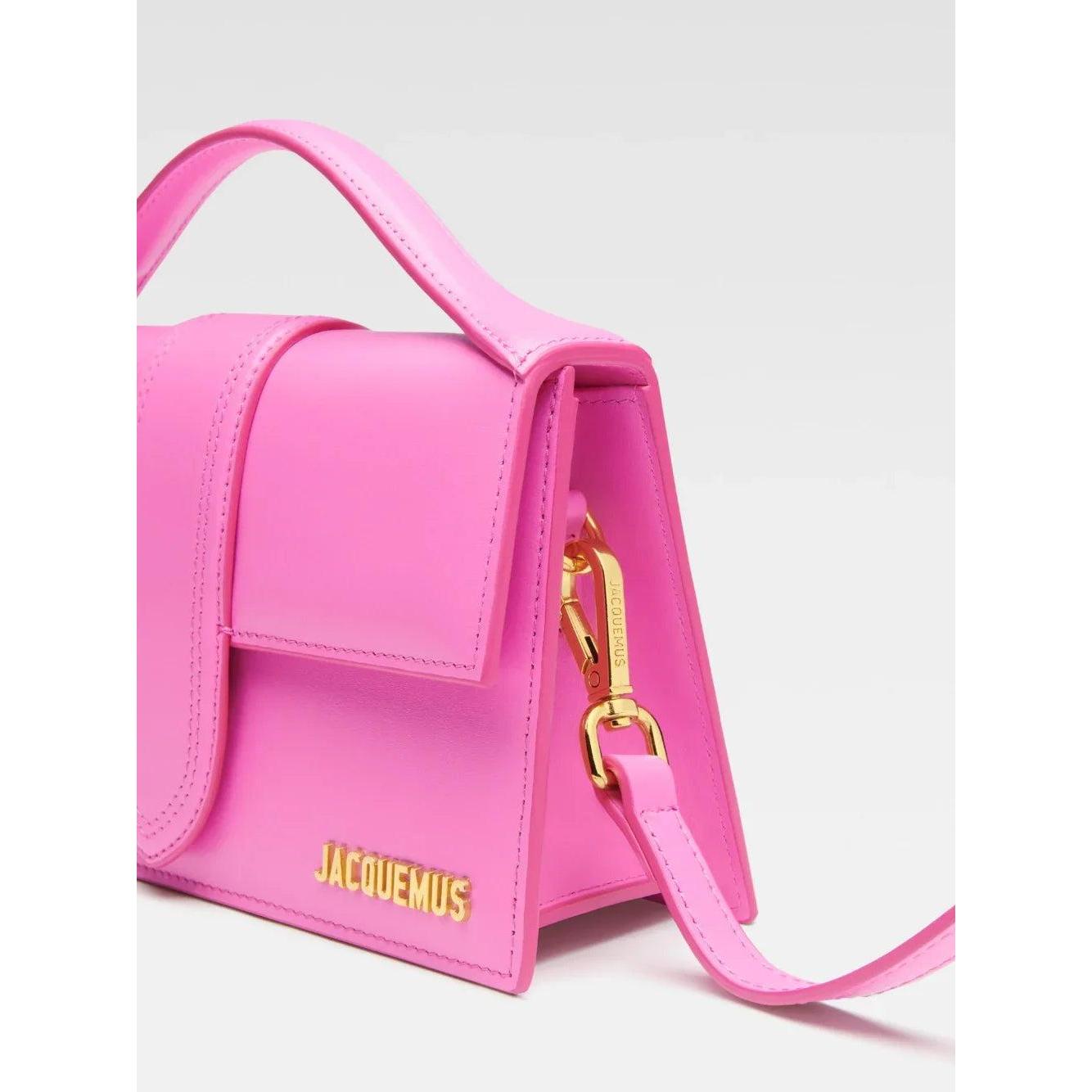 Jacquemus Le Grand Bambino schoudertas in roze leer - MARANOS