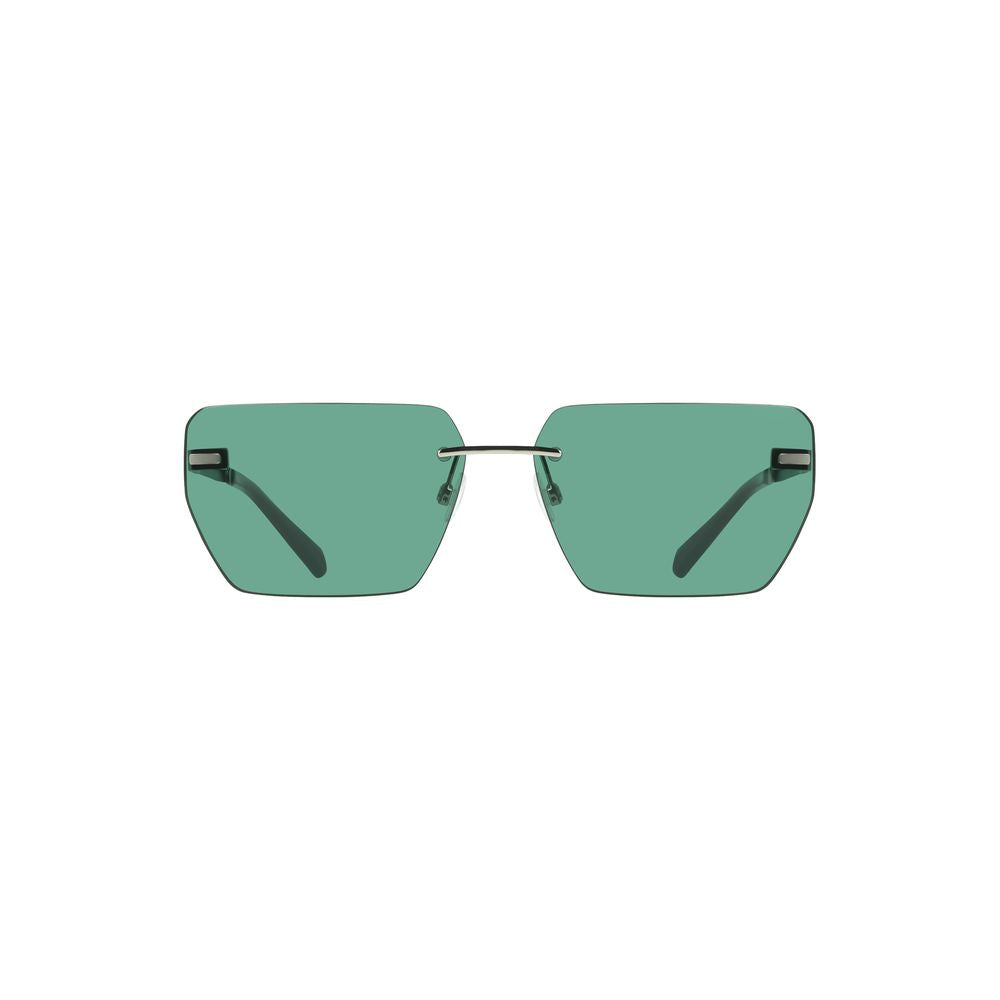 Calvin Klein heren zonnebril in groen metaal Calvin Klein