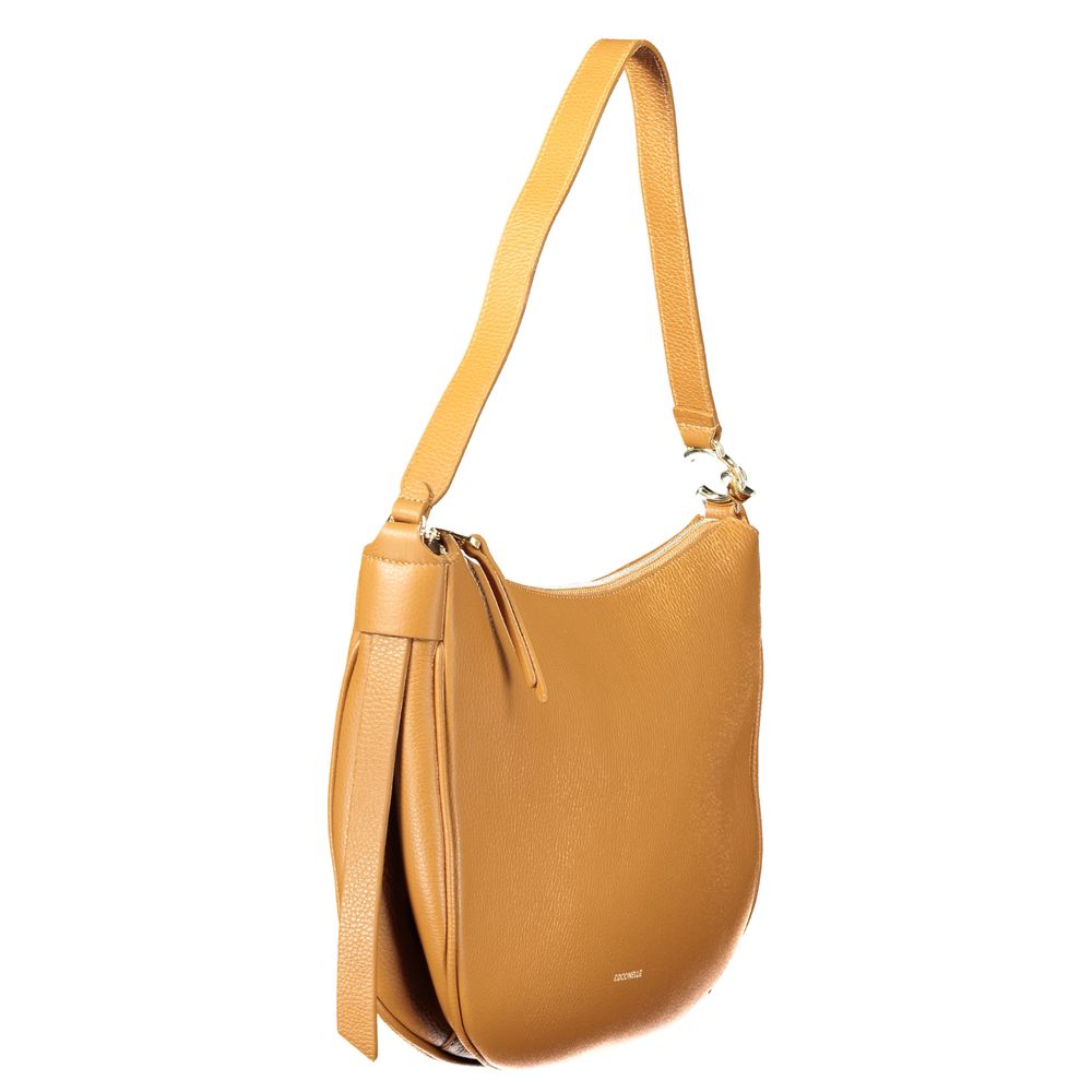 Coccinelle handtas in bruin leer Coccinelle