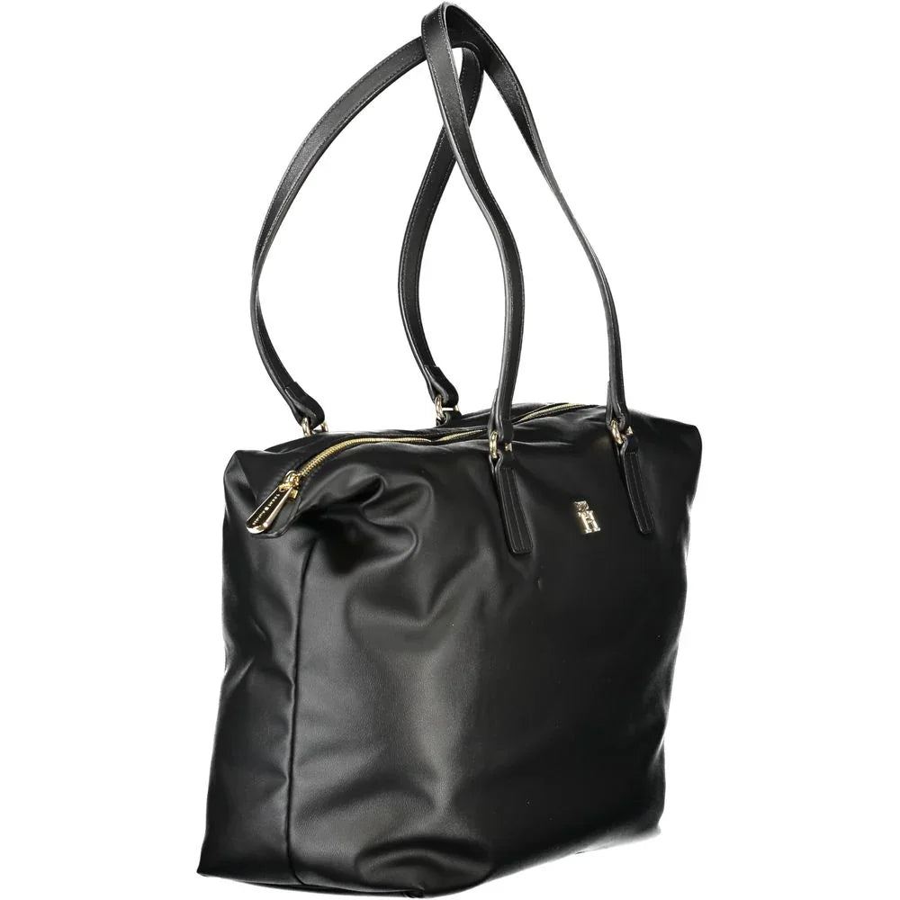Tommy Hilfiger Zwarte Polyester Dameshandtas - MARANOS