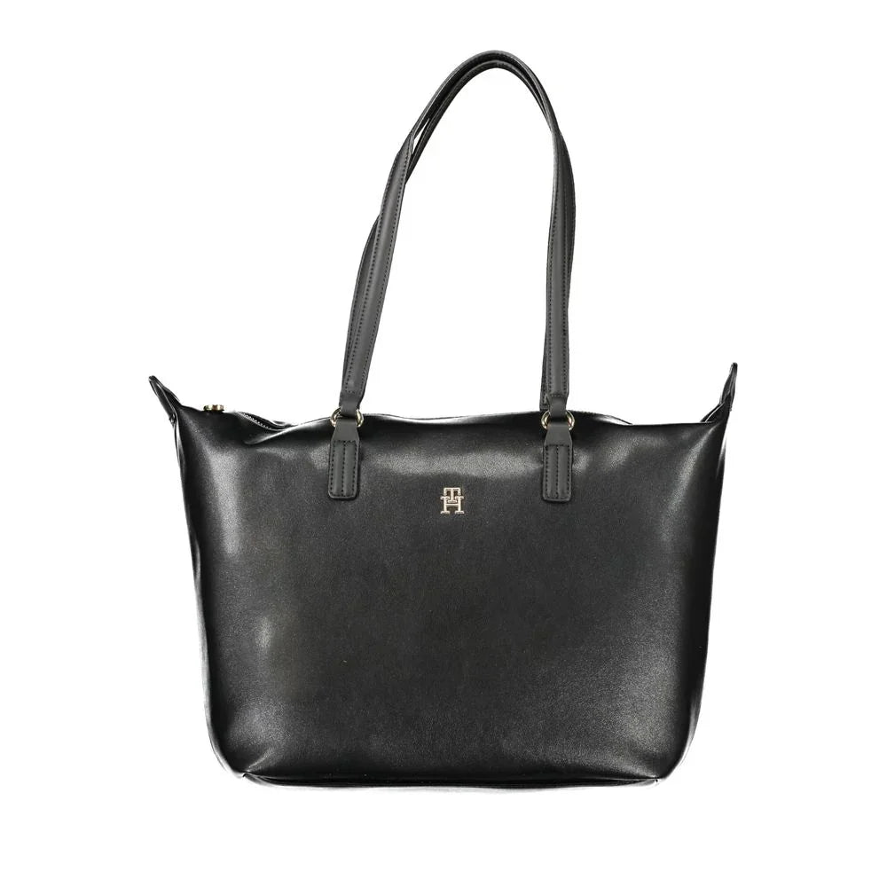 Tommy Hilfiger Zwarte Polyester Handtas - MARANOS