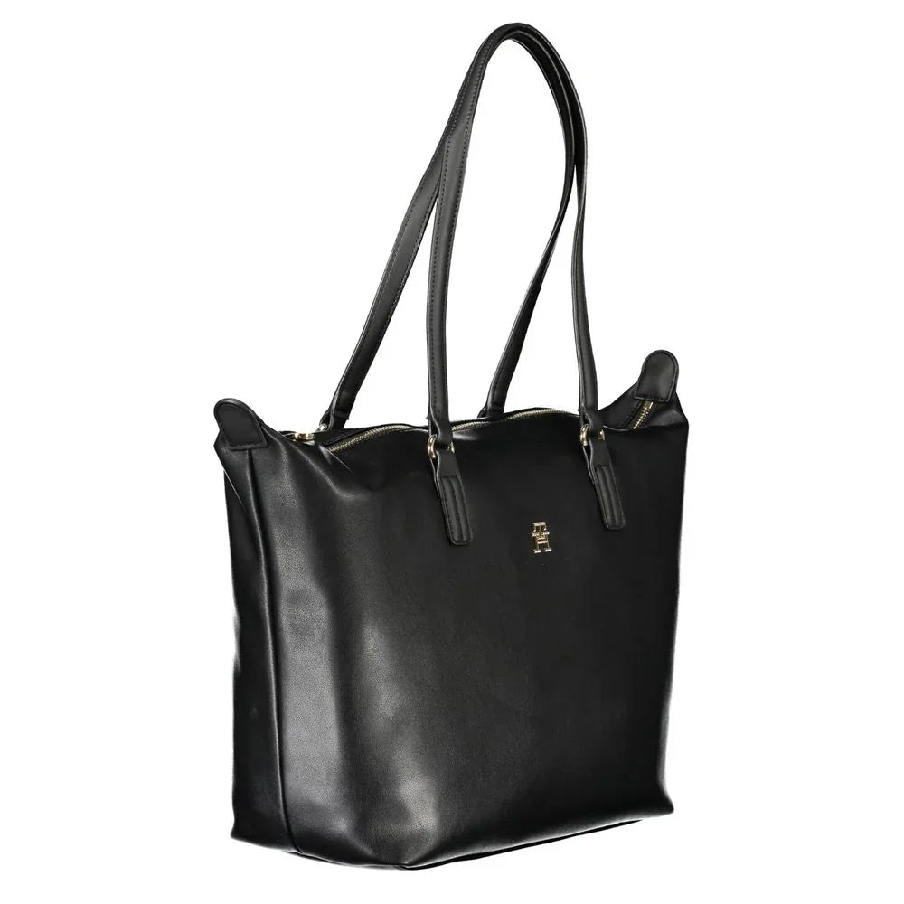 Tommy Hilfiger Zwarte Polyester Handtas - MARANOS