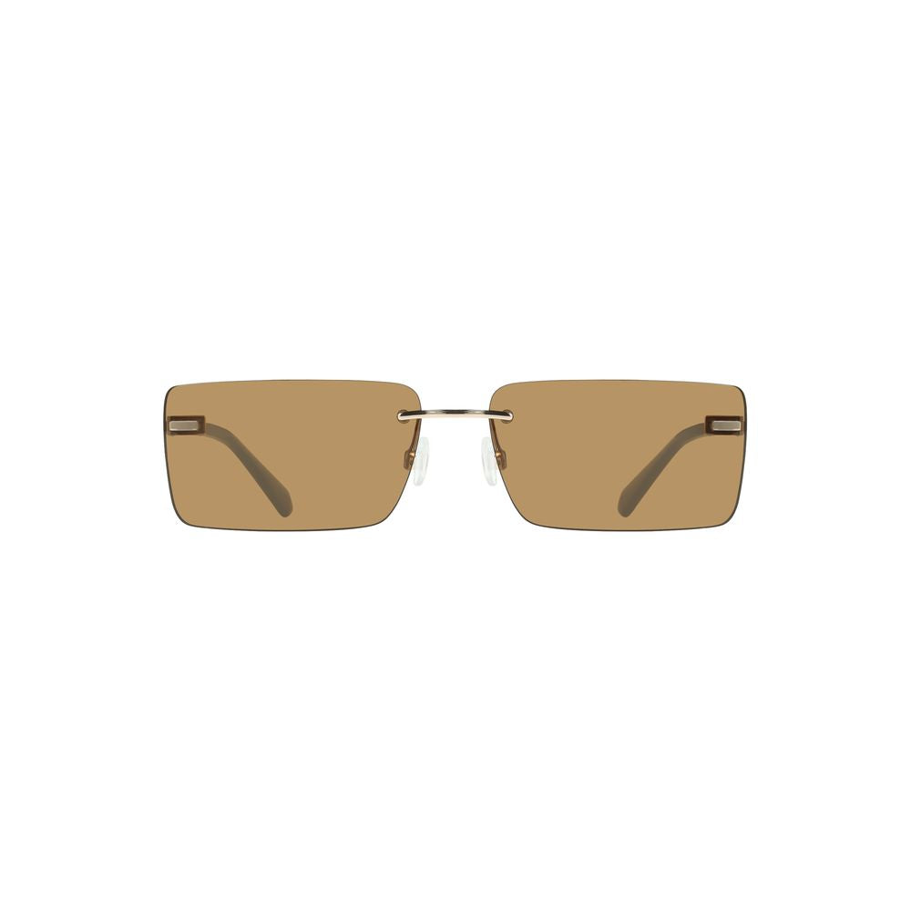 Calvin Klein dameszonnebril in beige metaal Calvin Klein