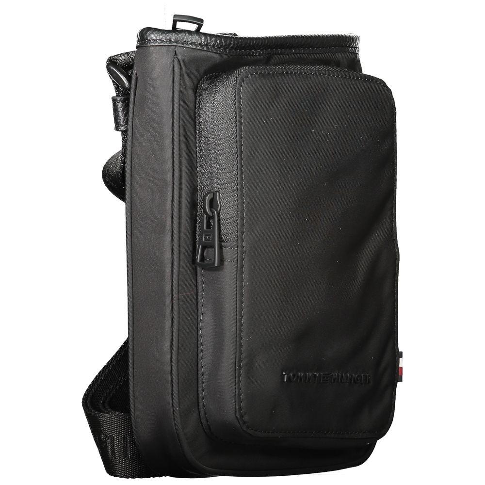 Tommy Hilfiger Zwarte Polyester Heren Schoudertas - MARANOS