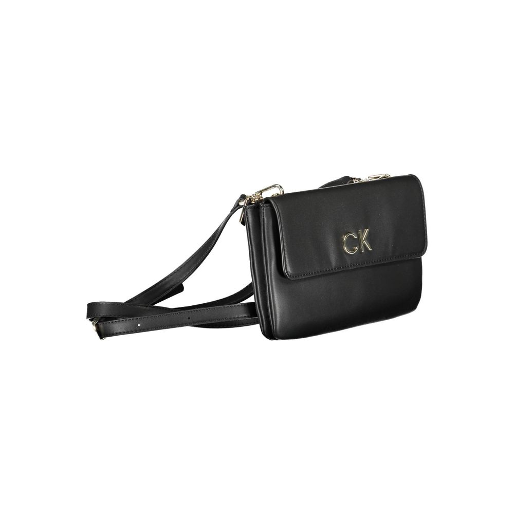 Calvin Klein Black Polyester Handbag - MARANOS