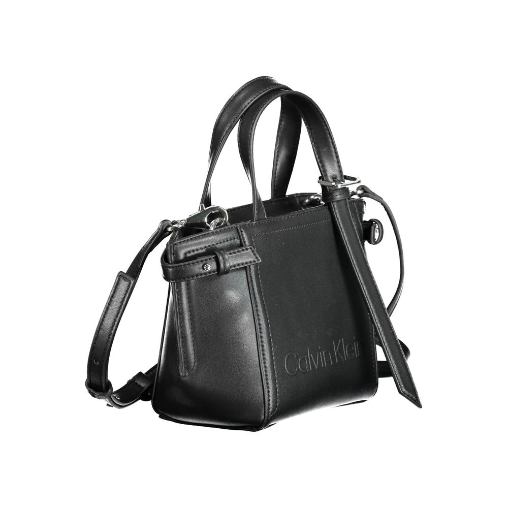 Calvin Klein Black Polyester Handbag - MARANOS