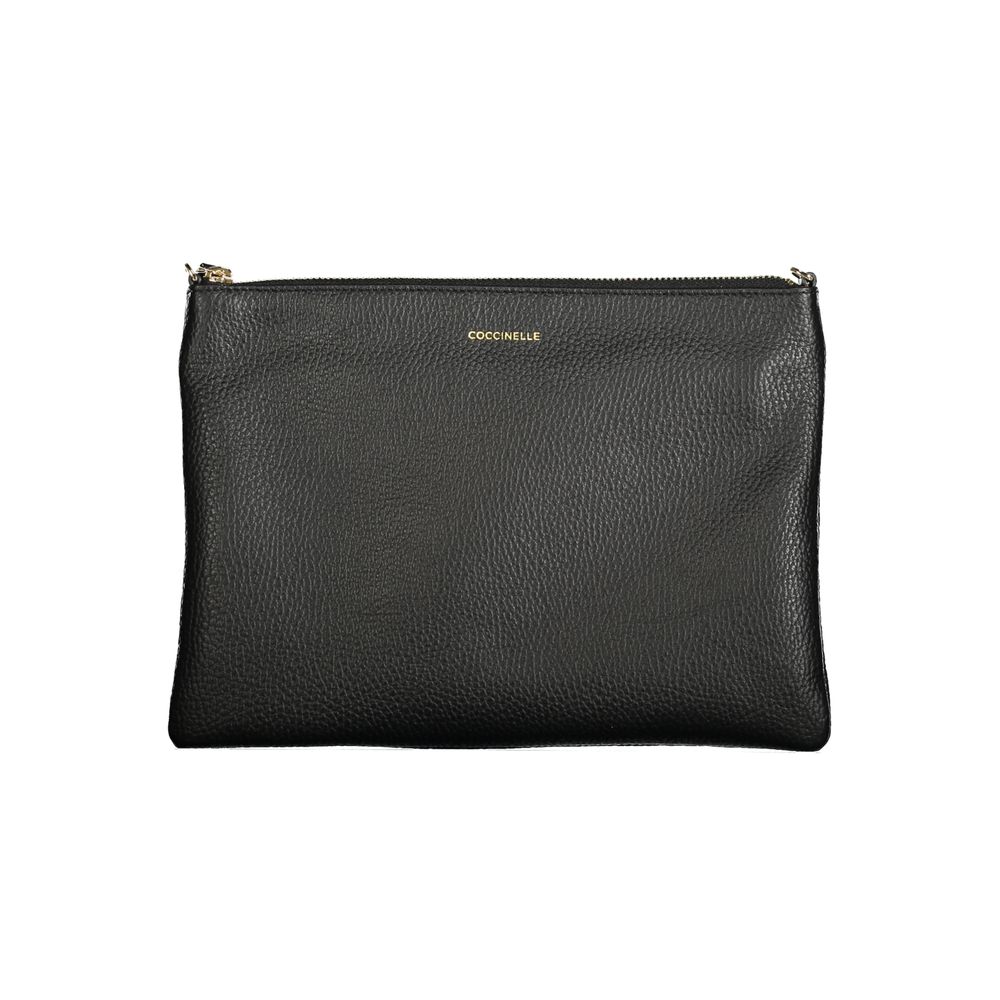 Coccinelle Best crossbody tas in zwart leer Coccinelle