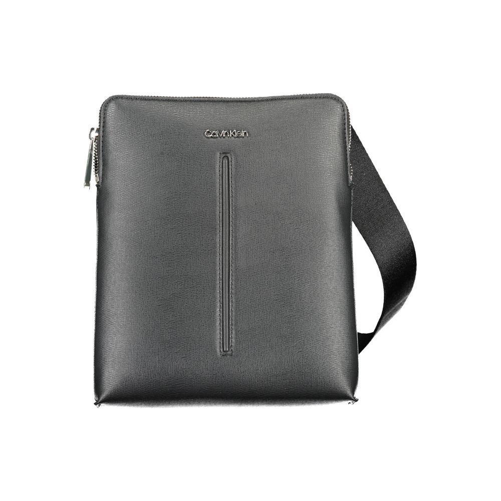Calvin Klein schoudertas in zwart gerecycled polyester met logo - MARANOS