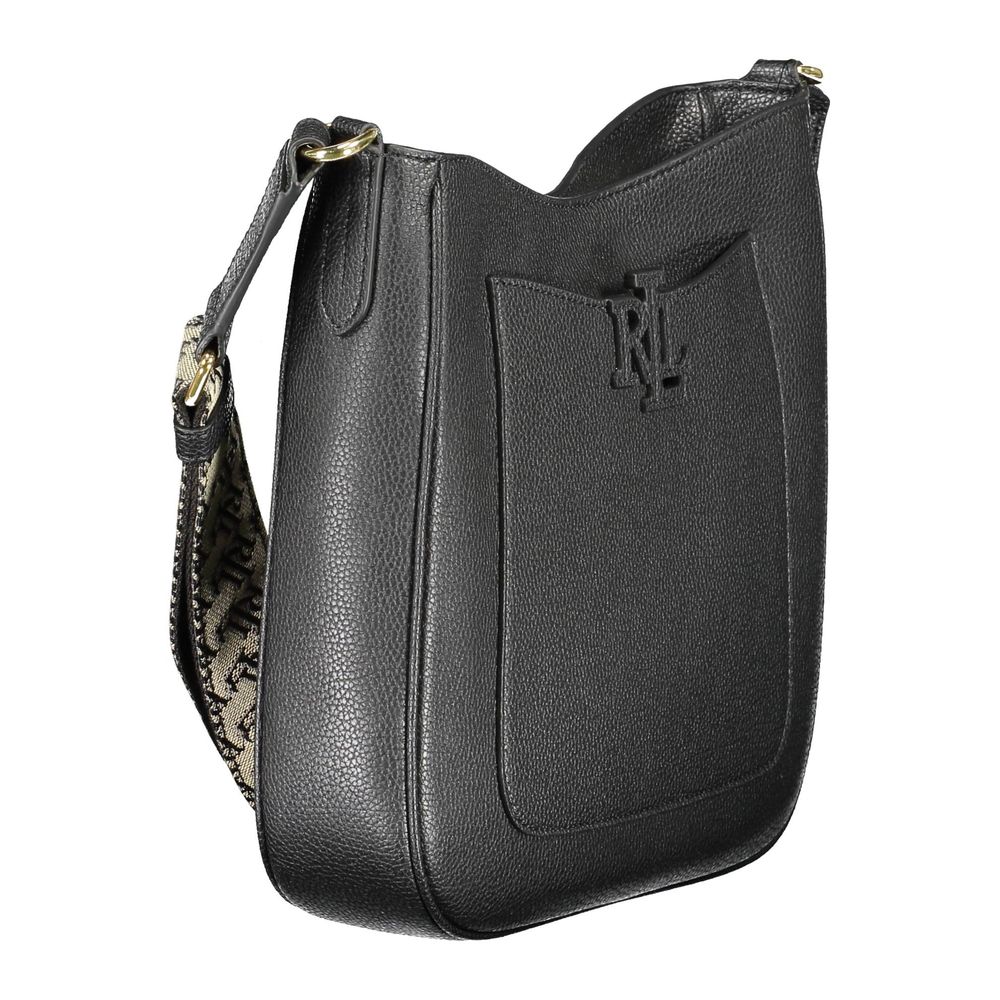 Ralph Lauren zwarte leren handtas - MARANOS