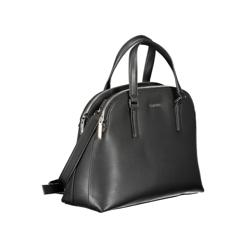 Calvin Klein Black Polyester Handbag - MARANOS