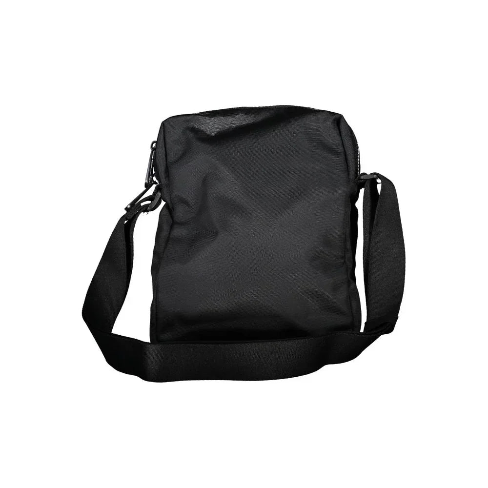 Calvin Klein schoudertas in zwart gerecycled polyester met logo en contrasterende details - MARANOS