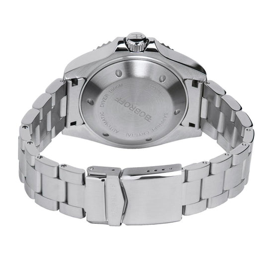 Bobroff Gray Stainless Steel Watch Bobroff