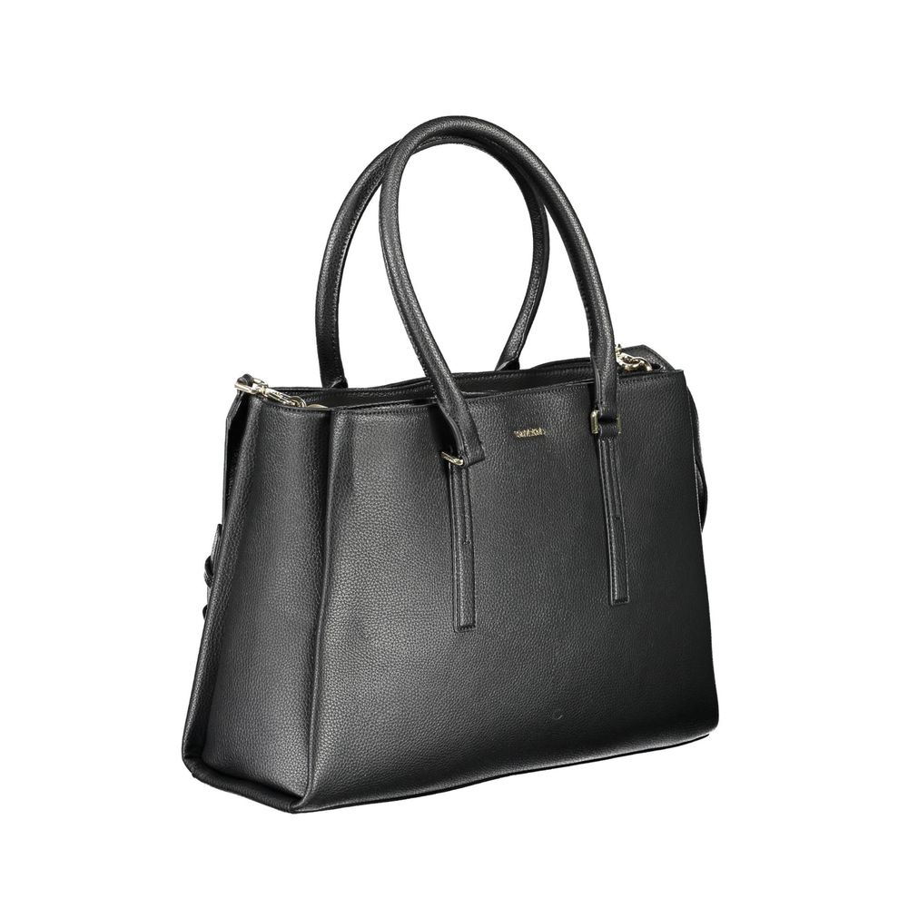 Calvin Klein Black Polyester Handbag - MARANOS