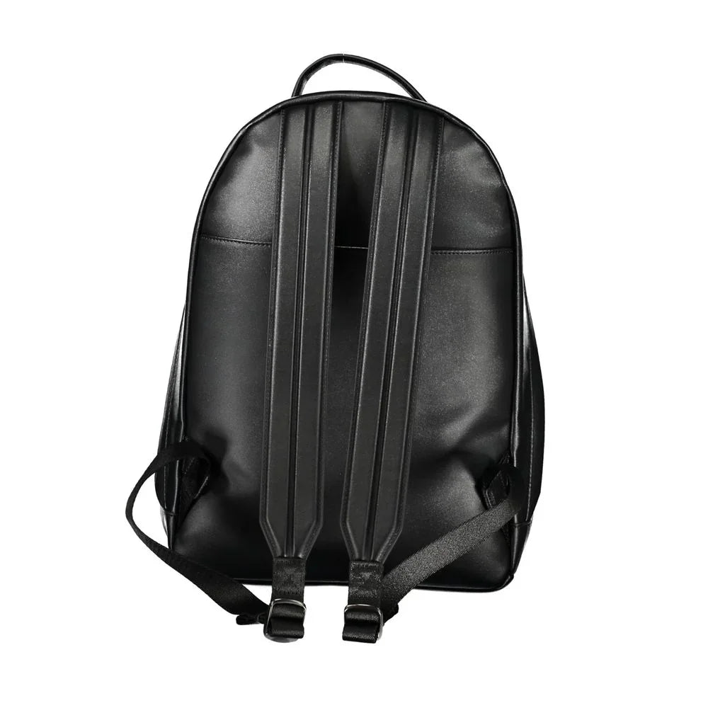 Calvin Klein rugzak in zwart gerecycled polyester met laptopvak en logo - MARANOS