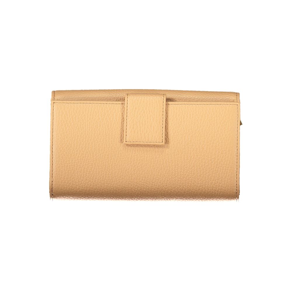 Coccinelle METALLIC SOFT portemonnee in bruin leer Coccinelle