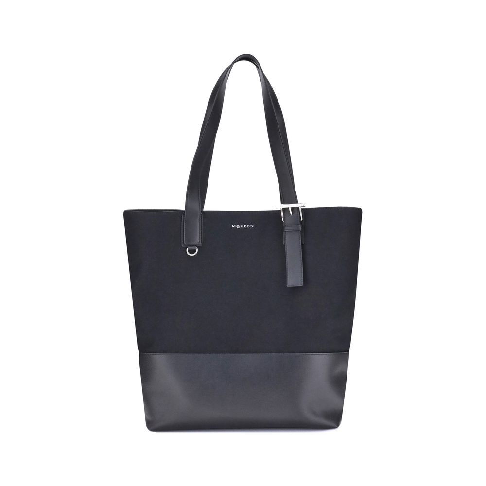 Alexander McQueen canvas shopper