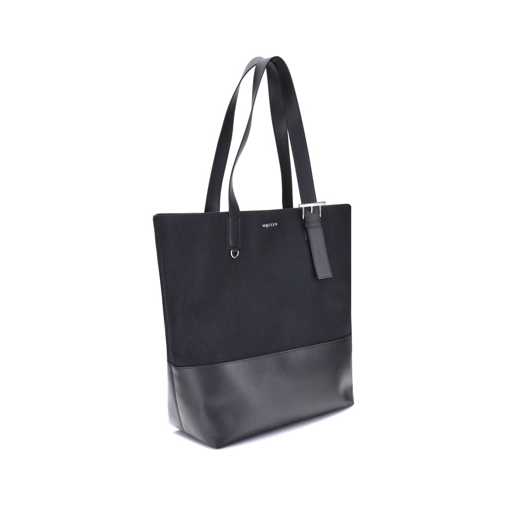 Alexander McQueen canvas shopper