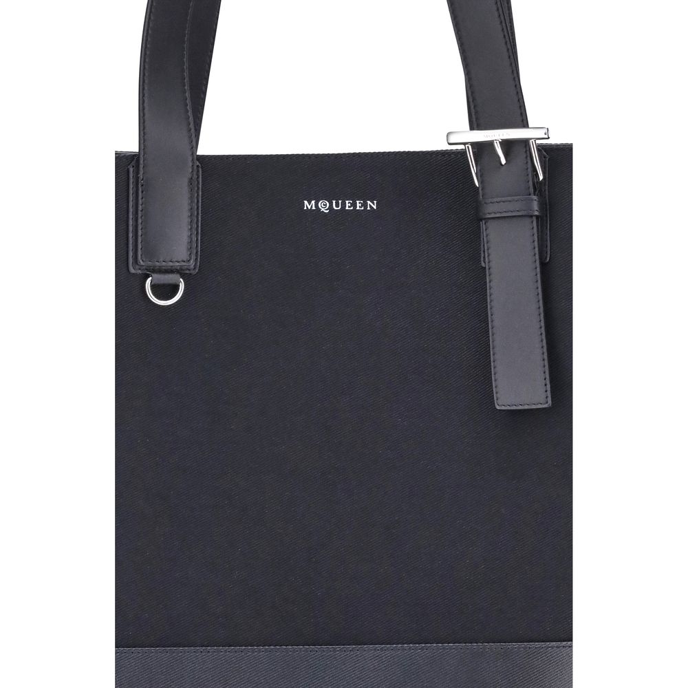 Alexander McQueen canvas shopper