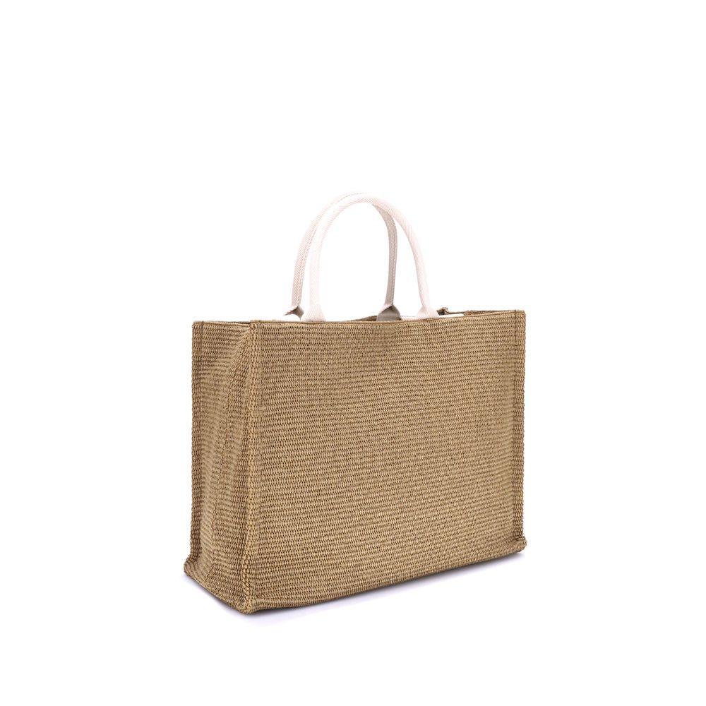 Marni tote bag met raffia-effect - MARANOS