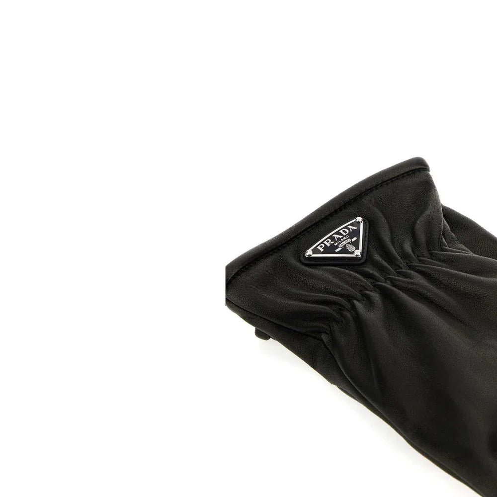 Prada leren handschoenen met kasjmieren voering voor heren - MARANOS